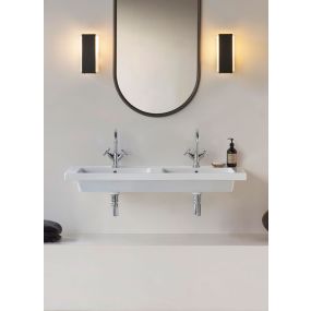 GSI Ceramica Norm Double Lavabo Mural / Encastrable 8627111