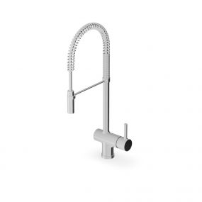 Mitigeur monocommande Zucchetti Pan S avec pommeau de douche pivotant ZPA286