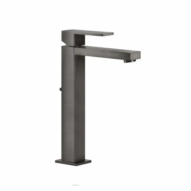 Gessi Rettangolo Miscelatore Monocomando Alto Lavabo 11922-Black Metal Brushed PVD