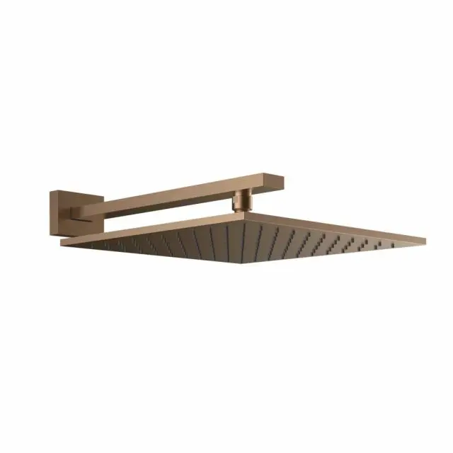 Gessi Rettangolo Shower Soffione Doccia a Parete 15185-Copper Brushed PVD