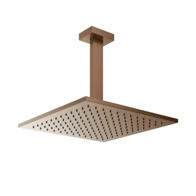 Gessi Rettangolo Shower Soffione doccia a Soffitto 15186-Copper Brushed PVD