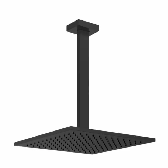Gessi Rettangolo Shower soffione doccia a soffitto braccio personalizzabile 15199-Matte Black