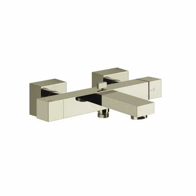 Gessi Rettangolo K Miscelatore Termostatico Esterno Vasca Bagno/Doccia 20111-Nickel PVD