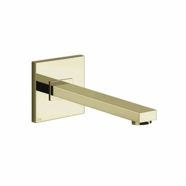Gessi Rettangolo K Bocca da Parete 20114-Brass PVD