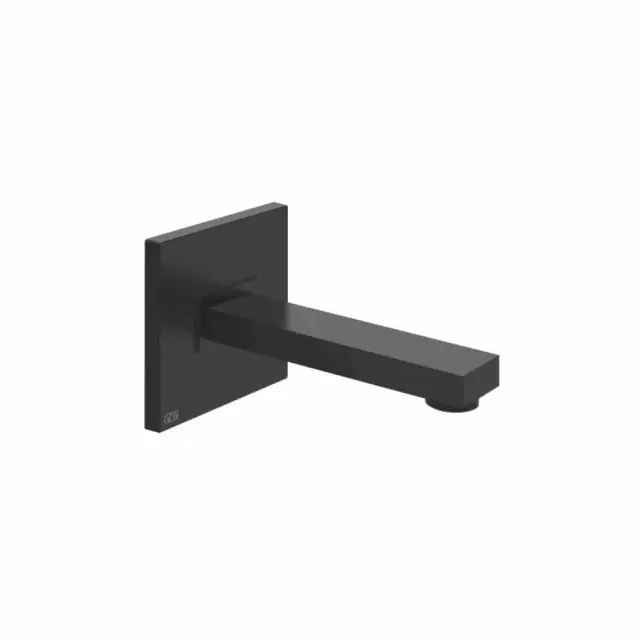 Gessi Rettangolo K Bocca da Parete Lunghezza Personalizzabile 20118-Matte Black