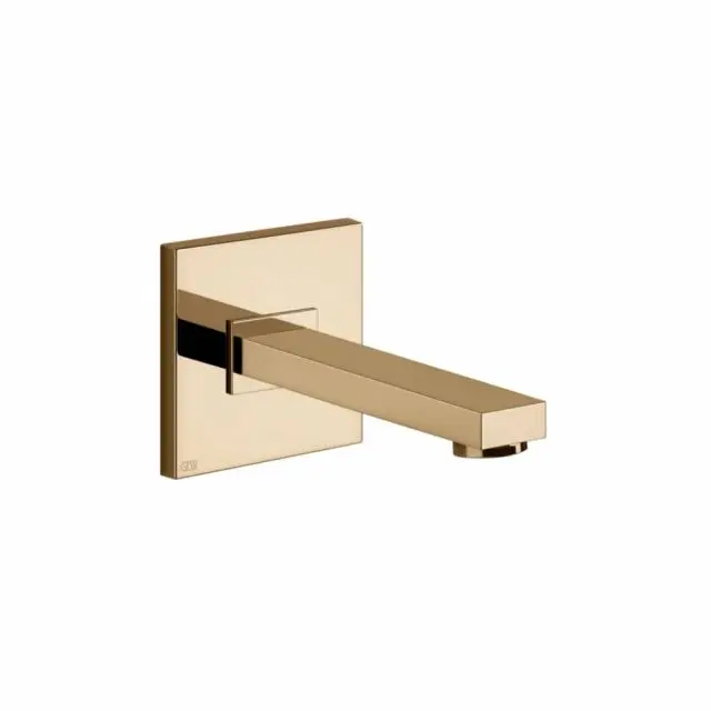 Gessi Rettangolo K Bocca da Parete Lunghezza Personalizzabile 20118-Warm Bronze PVD