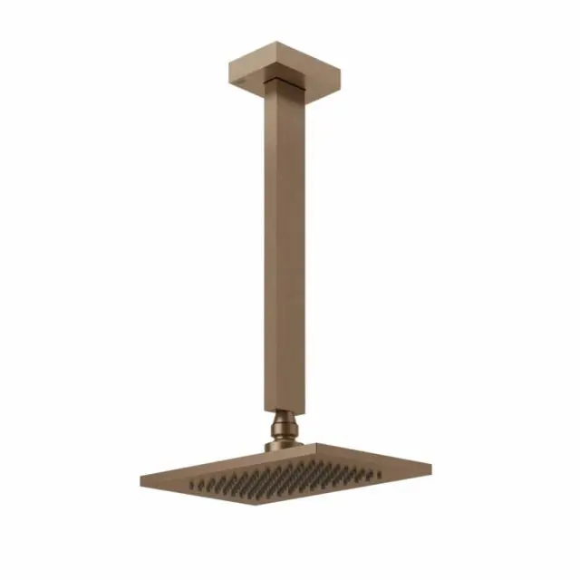 Gessi Rettangolo Shower soffione doccia a soffitto 20150-Copper Brushed PVD