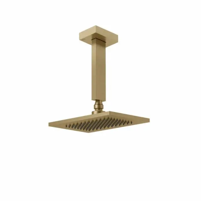Gessi Rettangolo Shower Soffione Doccia a Soffitto 20151-Warm Bronze Brushed PVD