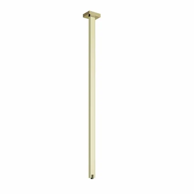 Gessi Rettangolo K Bocca a Soffitto Lunghezza Personalizzabile 20199-Brass PVD