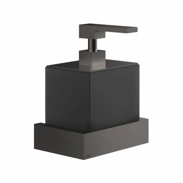 Gessi Rettangolo Dispenser a Parete 20814-Black Metal Brushed PVD
