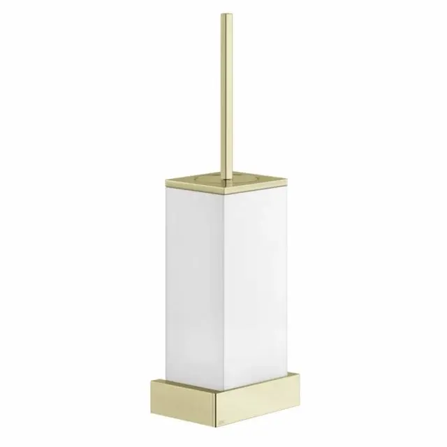 Gessi Rettangolo Porta Scopino a Parete 20819-Brass PVD