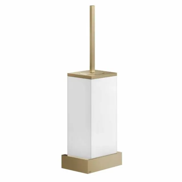 Gessi Rettangolo Porta Scopino a Parete 20819-Warm Bronze Brushed PVD