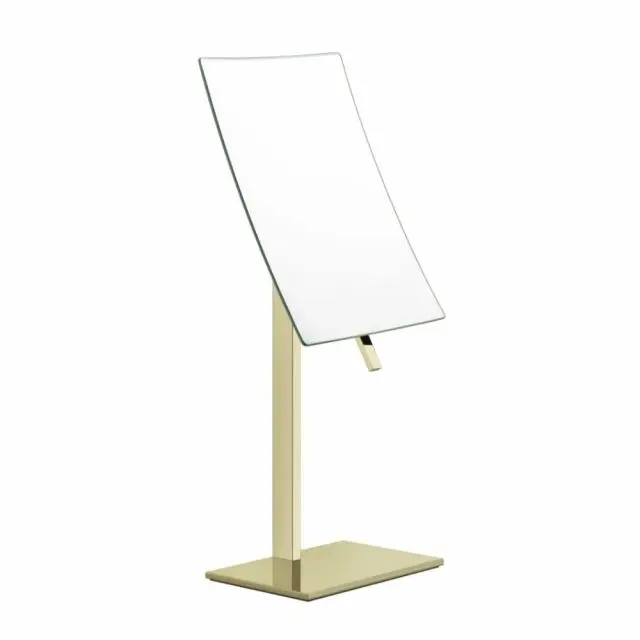 Gessi Rettangolo Specchio D'Appoggio 20988-Brass PVD