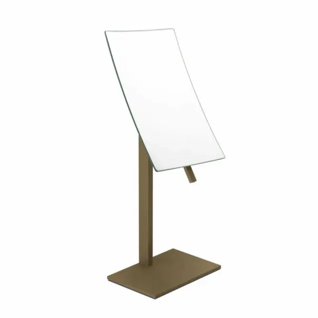 Gessi Rettangolo Specchio D'Appoggio 20988-Antique Brass