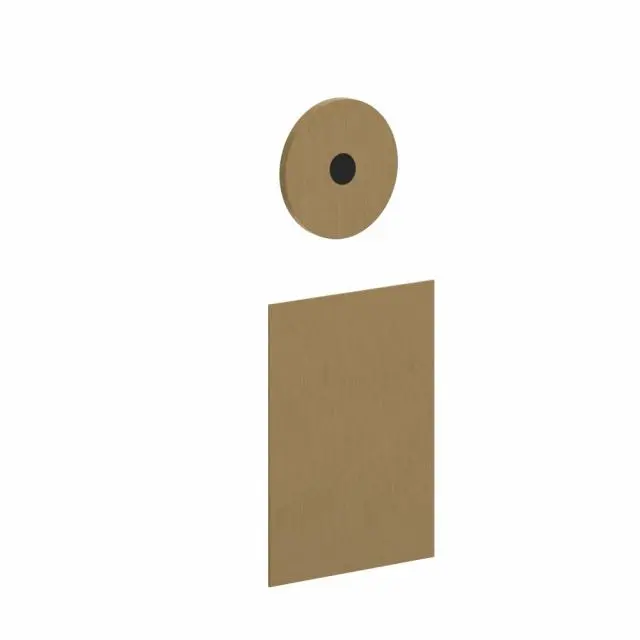 Gessi Anello Comando Remoto Elettronico A parete + Parte Incasso 30651+44679-Antique Brass