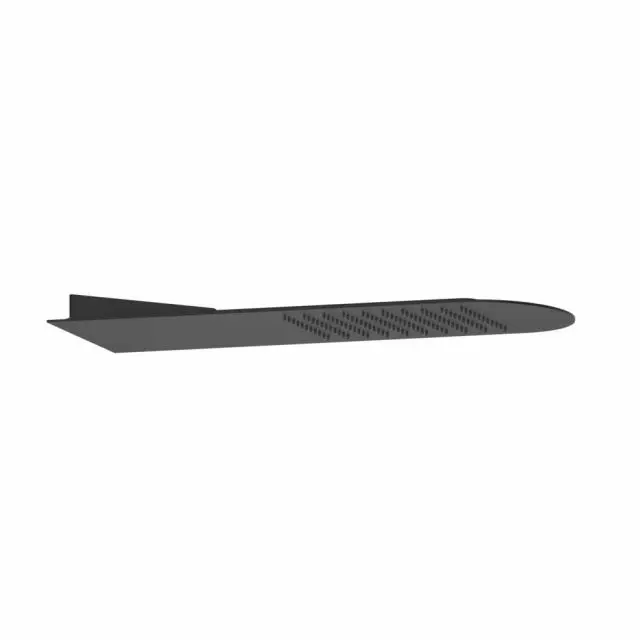Gessi Tremillimetri soffione doccia a parete 33051-Matte Black