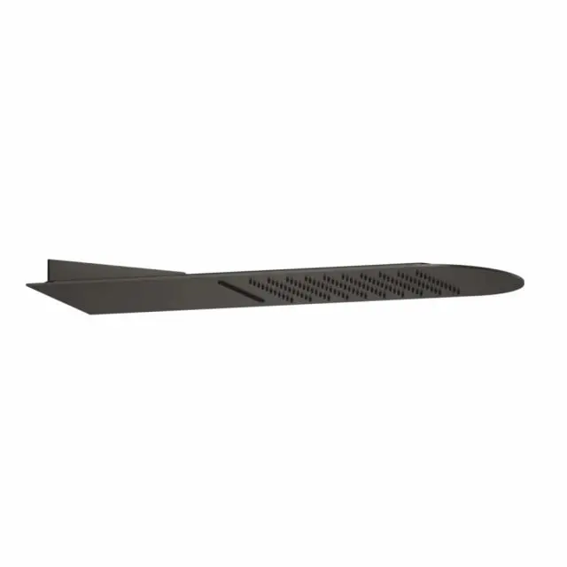 Gessi Tremillimetri soffione doccia a parete 33053-Black Metal Brushed PVD