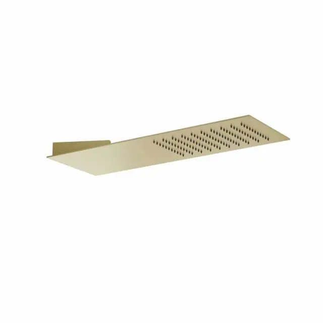 Gessi Tremillimetri soffione doccia a parete 33061-Brass Brushed PVD