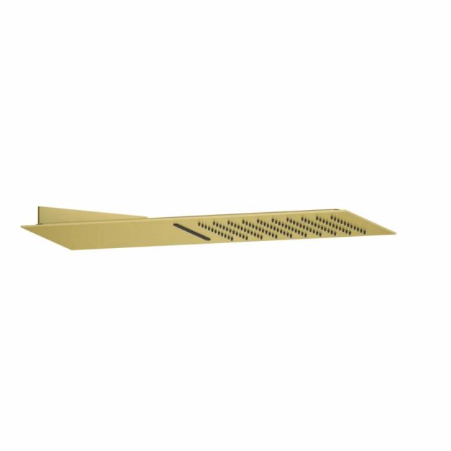 Gessi Tremillimetri soffione doccia a parete 33063-Gold Brushed PVD