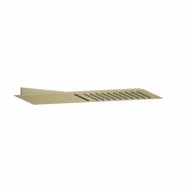 Gessi Tremillimetri soffione doccia a parete 33063-Brass Brushed PVD