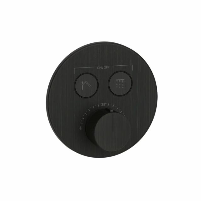 Gessi Hi-Fi Comfort Miscelatore doccia a due funzioni 38713+38267-Aged Bronze