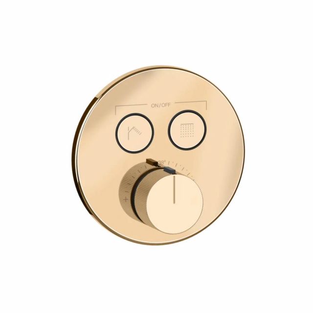 Gessi Hi-Fi Comfort Miscelatore doccia a due funzioni 38713+38267-Warm Bronze PVD