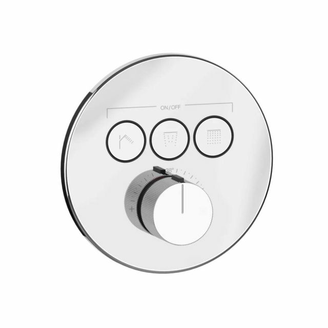 Mitigeur thermostatique de douche Gessi Hi-Fi Comfort 38716+38268