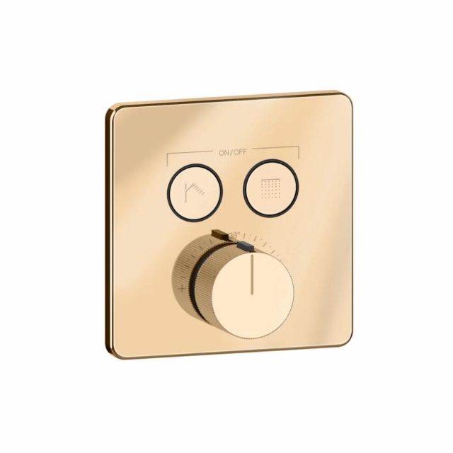 Gessi HI-FI Comfort Miscelatore a due funzioni 38718+38267-Warm Bronze PVD