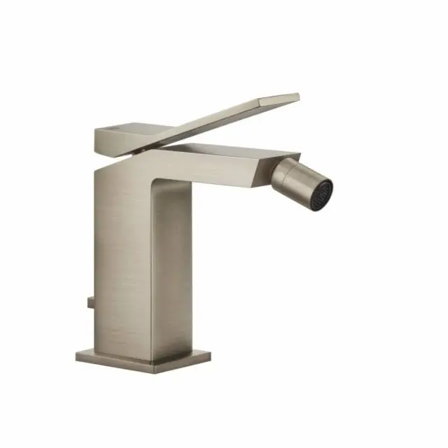 Gessi Rettangolo K miscelatore monocomando bidet 53007-Finox Brushed Nickel