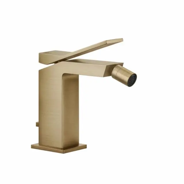 Gessi Rettangolo K miscelatore monocomando bidet 53007-Warm Bronze Brushed PVD