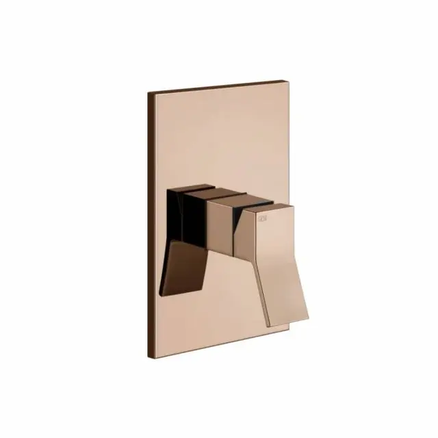 Gessi Rettangolo K miscelatore monocomando + parte ad incasso 53061+44655-Copper PVD