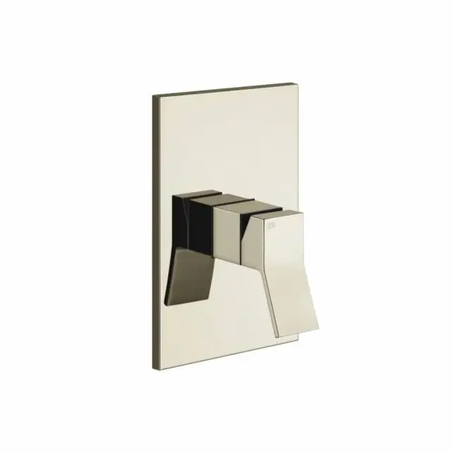 Gessi Rettangolo K miscelatore monocomando + parte ad incasso 53061+44655-Nickel PVD