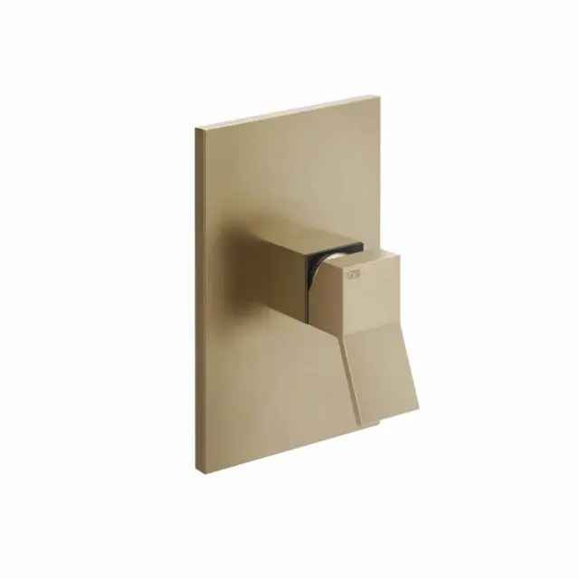Gessi Rettangolo K miscelatore monocomando + parte ad incasso 53061+44655-Warm Bronze Brushed PVD