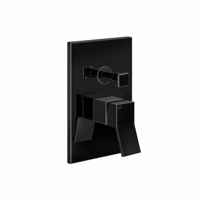 Gessi Rettangolo K miscelatore monocomando + parte ad incasso 53079+44673-Black Metal PVD