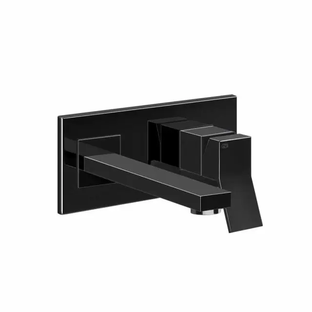 Gessi Rettangolo K miscelatore monocomando + parte ad incasso 53088+44697-Black Metal PVD