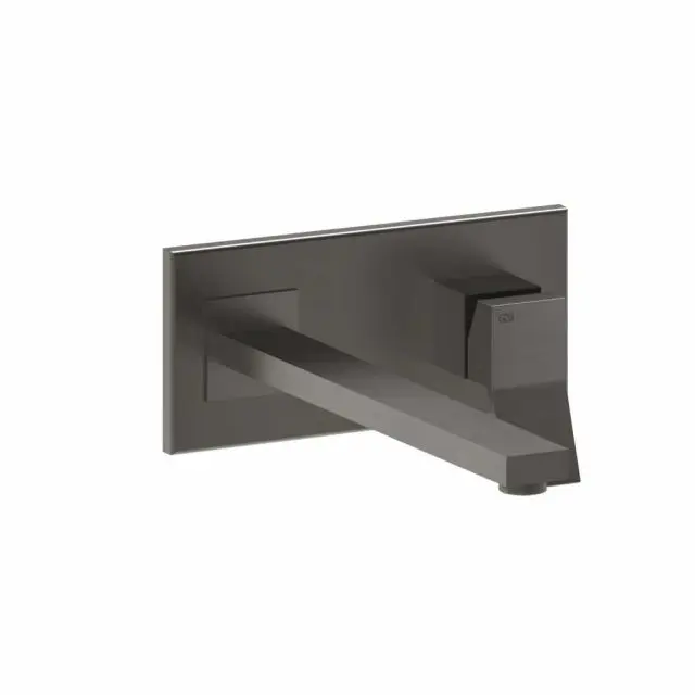 Gessi Rettangolo K miscelatore monocomando + parte ad incasso 53090+44697-Black Metal Brushed PVD