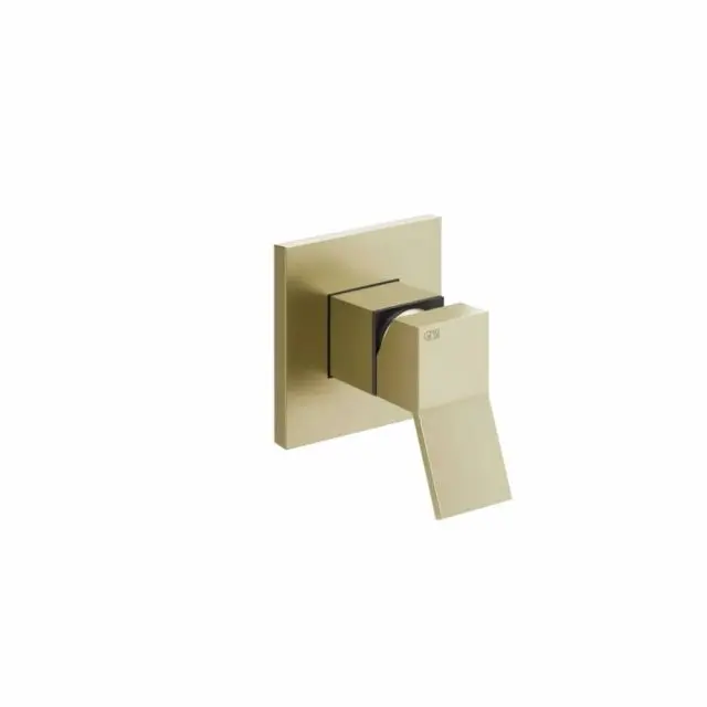 Gessi Rettangolo K miscelatore monocomando + parte ad incasso 53109+46112-Brass Brushed PVD
