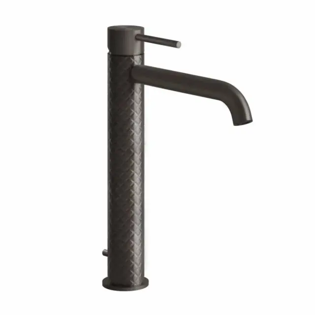 Gessi 316 Intreccio Miscelatore Monocomando Lavabo Alto 54103-Black Metal Brushed PVD