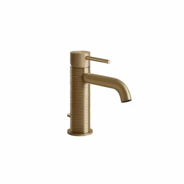 Gessi 316 Trame Miscelatore Monocomando Lavabo 54301-Warm Bronze Brushed PVD