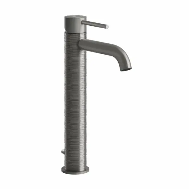 Gessi 316 Trame Miscelatore Monocomando Lavabo Alto 54304-Steel Brushed