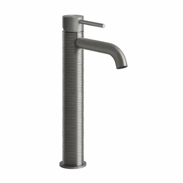 Gessi 316 Trame Miscelatore Monocomando Lavabo Alto 54309-Steel Brushed