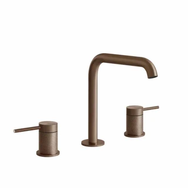 Gessi 316 Cesello Gruppo Lavabo Tre Fori 54412-Copper Brushed PVD