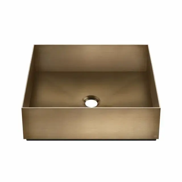 Gessi Anello Total Look Lavabo d'appoggio 54605-Brushed Brass PVD