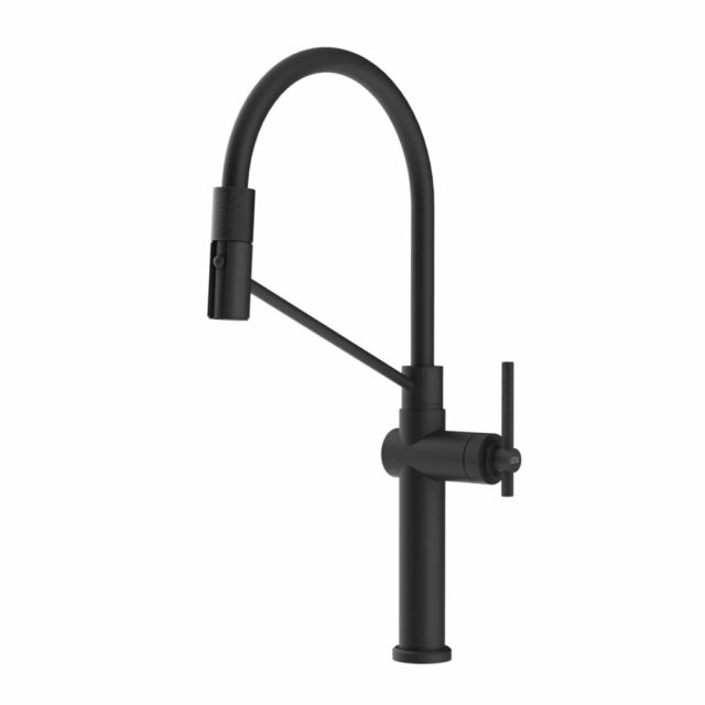Gessi Cucina Habito Miscelatore Girevole Cucina 60664-Matte Black