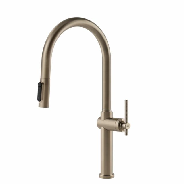 Gessi Cucina Habito Filtered Miscelatore Estraibile Cucina 60872-Finox Brushed Nickel