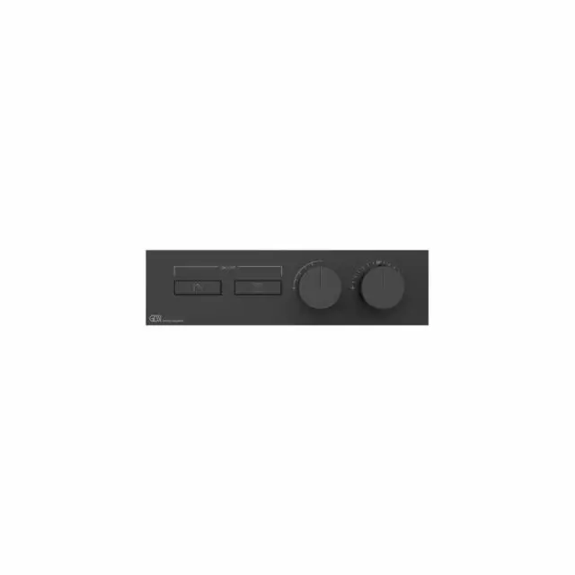 Gessi Hi-Fi Linear Miscelatore Termostatico + Parte ad Incasso 63012+63011-Matte Black