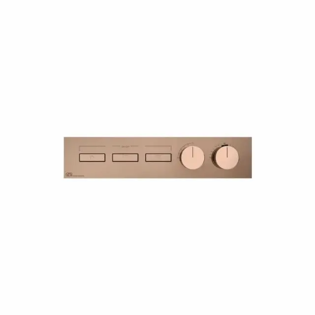 Gessi Hi-Fi Linear Miscelatore Termostatico + Parte ad Incasso 63014+63013-Copper PVD