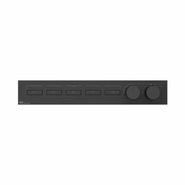 Gessi Hi-Fi Linear Miscelatore Termostatico + Parte ad Incasso 63018+63017-Matte Black