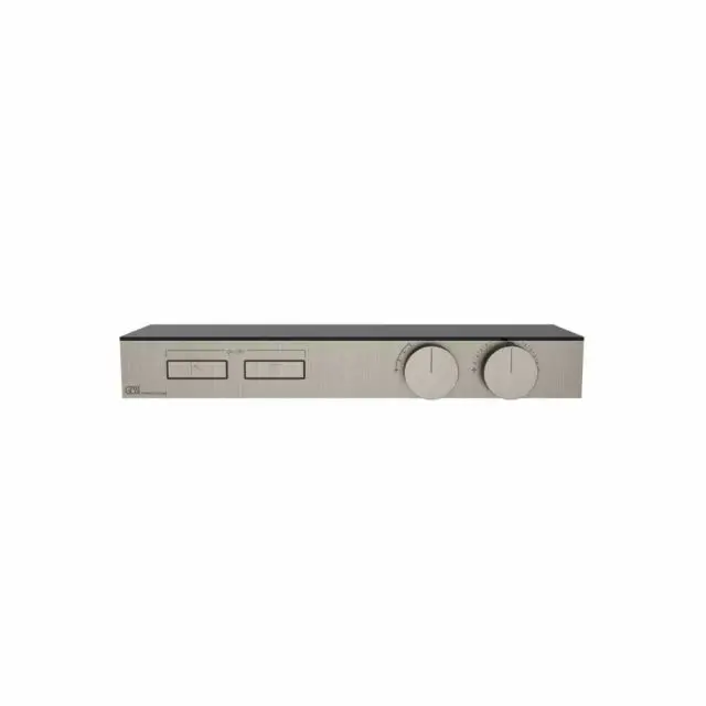 Gessi Hi-Fi Shelf Miscelatore Termostatico + Parte ad Incasso 63022+63021-Finox Brushed Nickel