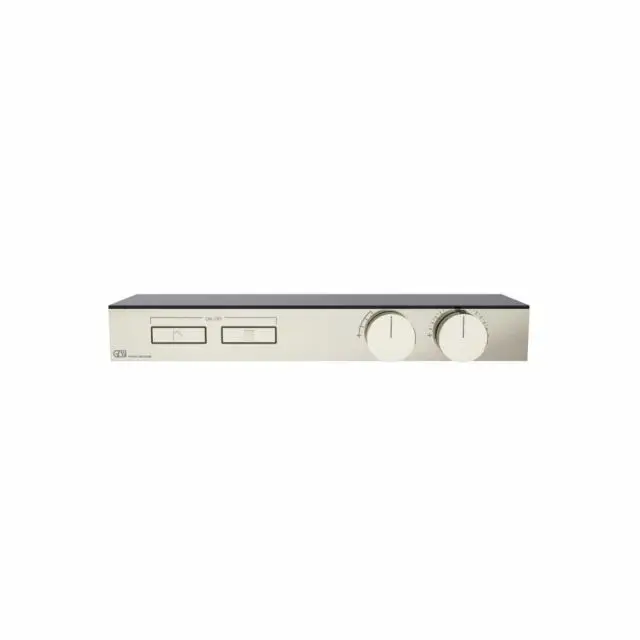 Gessi Hi-Fi Shelf Miscelatore Termostatico + Parte ad Incasso 63022+63021-Nickel PVD